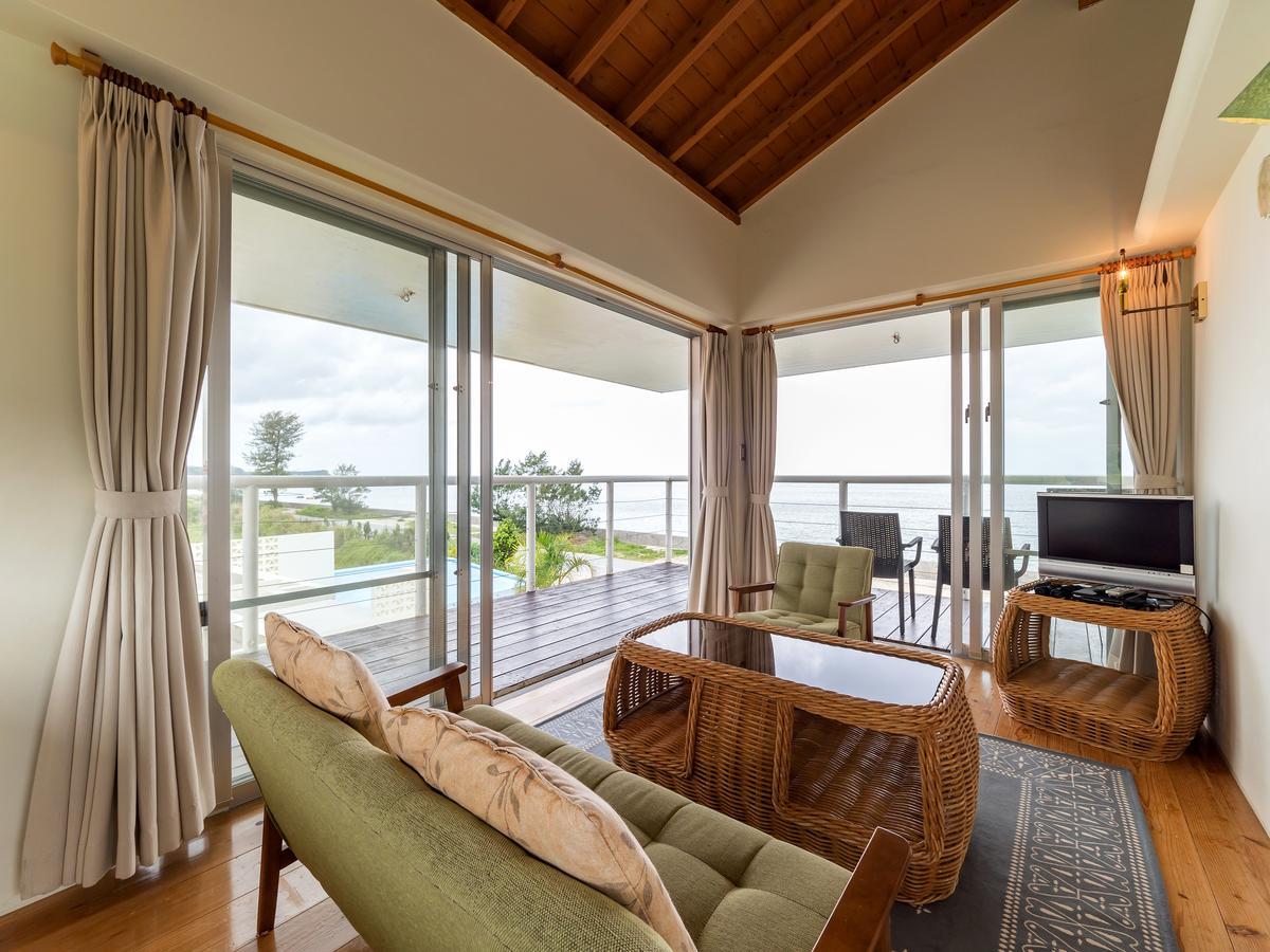 Keiki Beachhouse & Cafe Hotel Nakijin Exterior foto